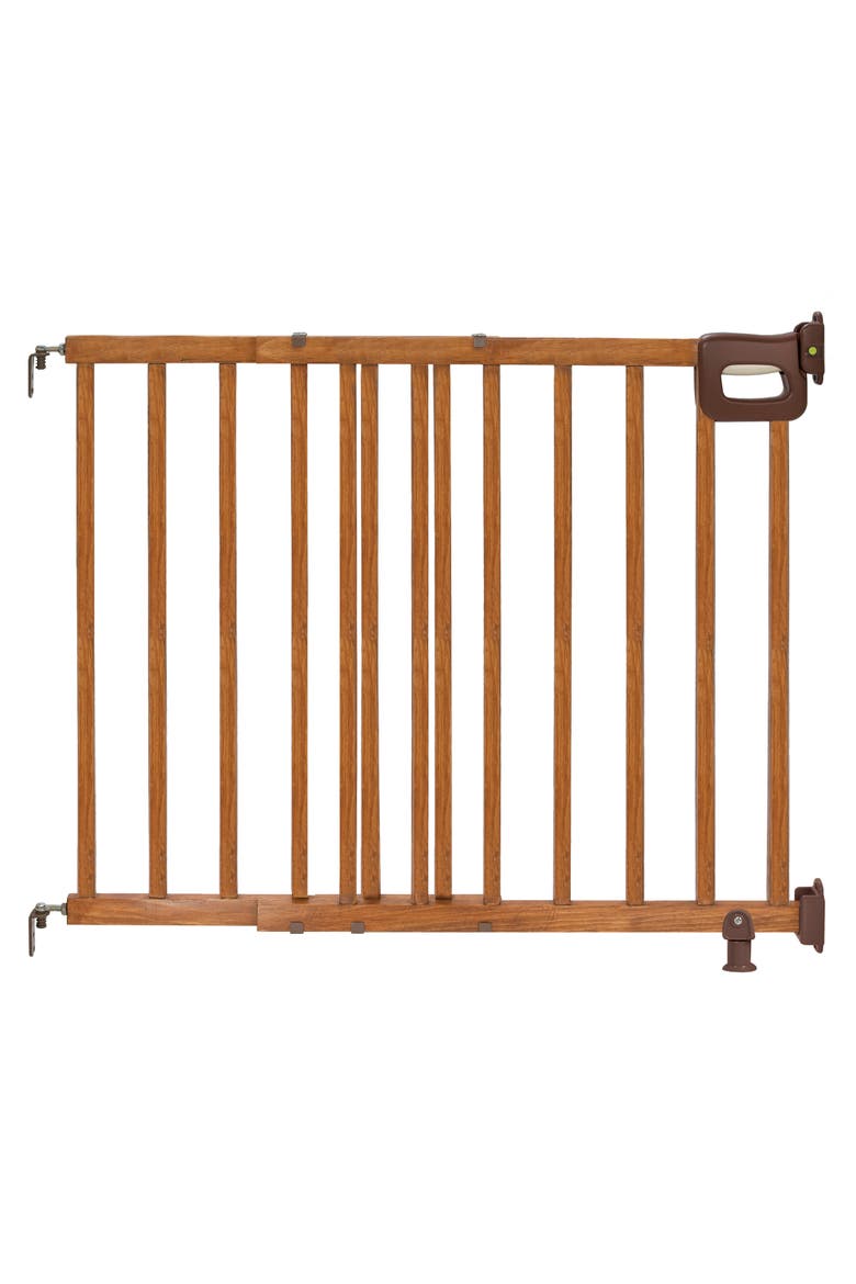The Stairway 48W Series Pet and Baby Gate, Main, color, NATURAL