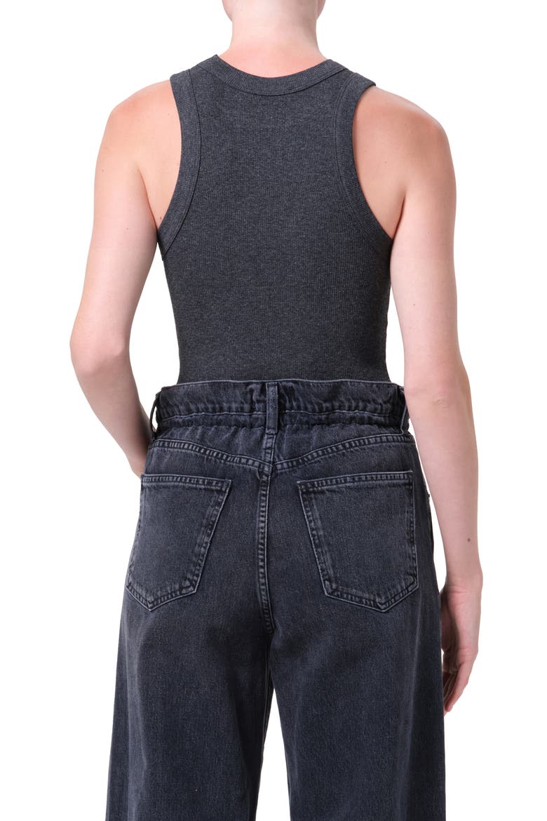 Leigh Rib Racerback Tank, Alternate, color, CHARCOAL HEATHER
