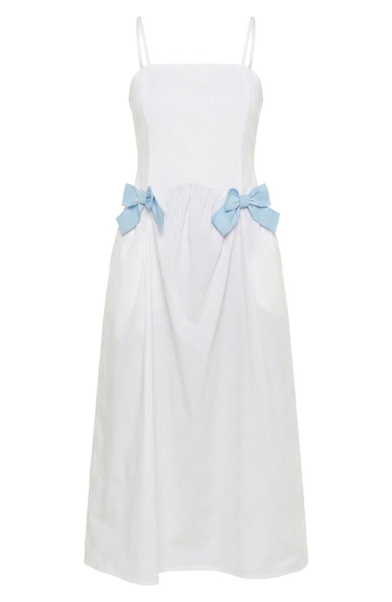 The Lulo Project Maddy Sleeveless Stretch Cotton Midi Dress, Alternate, color, 
