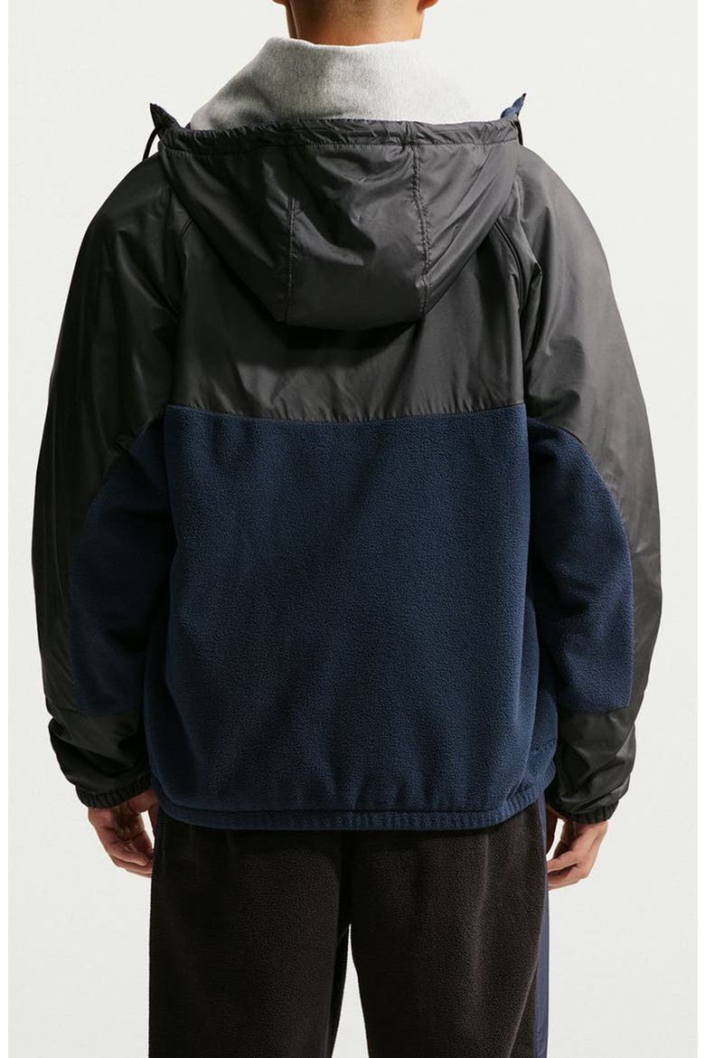 Windrunner Therma-FIT Winterized Full Zip Jacket, Alternate, color, BLACK/ OBSIDIAN/ WHITE