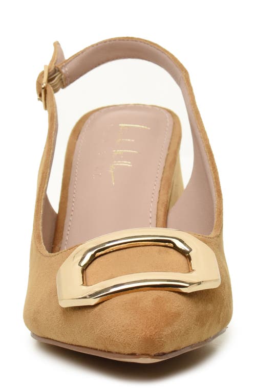 NICOLE MILLER NICOLE MILLER BLOCK HEEL SLINGBACK PUMP