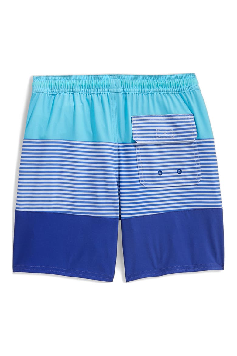 Pieced Chappy Swim Trunks, Alternate, color, MARLIN