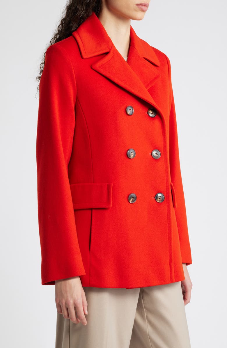 Fleurette Ali Wool Peacoat, Alternate, color, Lava