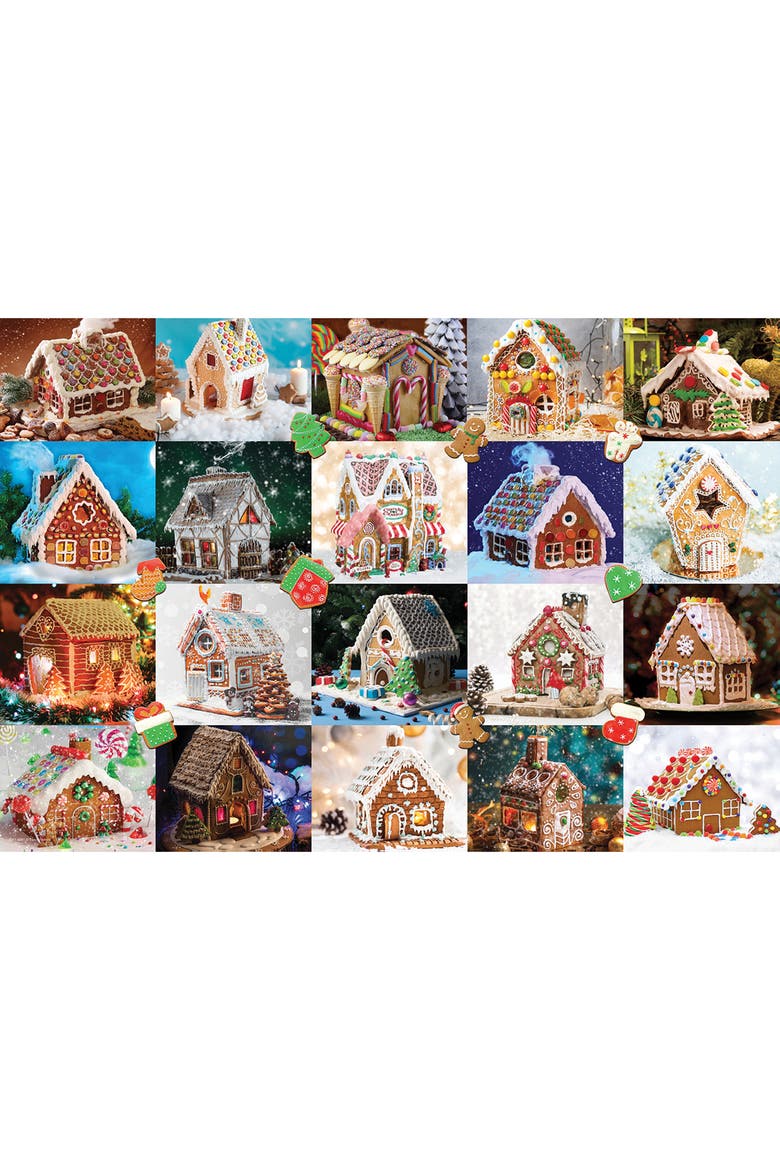 Puzzle Tin Gingerbread House 550pcs, Alternate, color, Multicolored