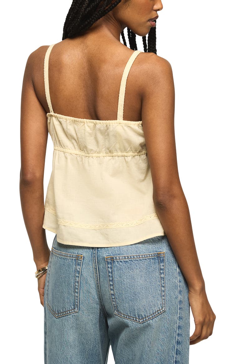 Festival Lace & Eyelet Embroidery Camisole, Alternate, color, VINTAGE CREAM