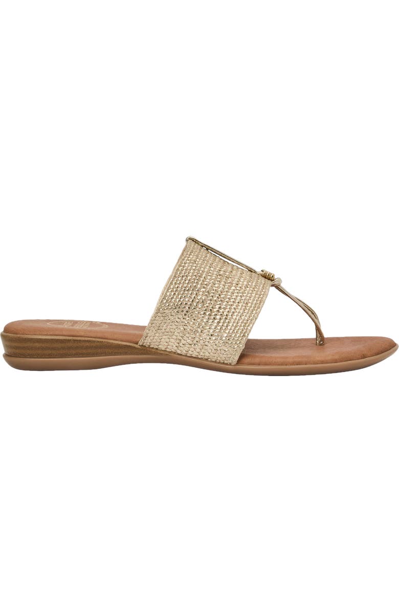 André Assous Woven Sandal, Alternate, color, Platino