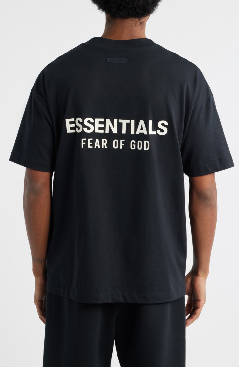 Fear of God Essentials Classic Fit Logo Graphic T-Shirt, Alternate, color, Vintage Black