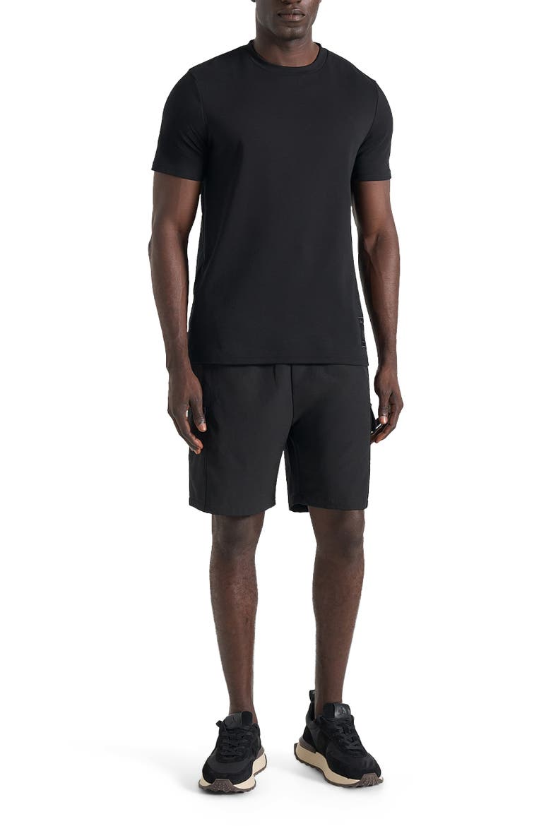 Dimitri Technical Cargo Shorts, Alternate, color, Black