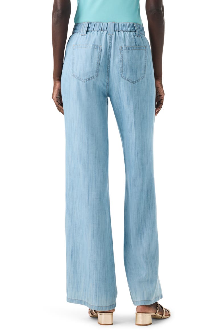 Drapey Wide Leg Jeans, Alternate, color, MID WASH