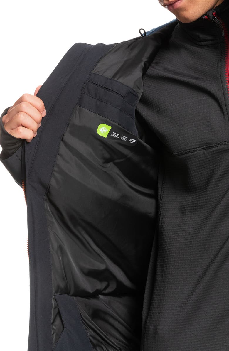 Quiksilver Mission Colorblock Waterproof Technical Snow Jacket, Alternate, color,