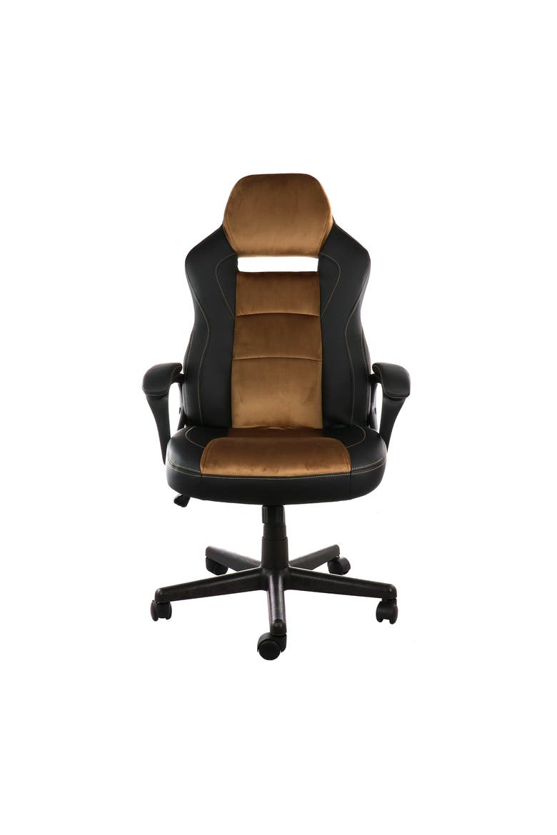 High Back Adjustable Office Chair, Alternate, color, Brown