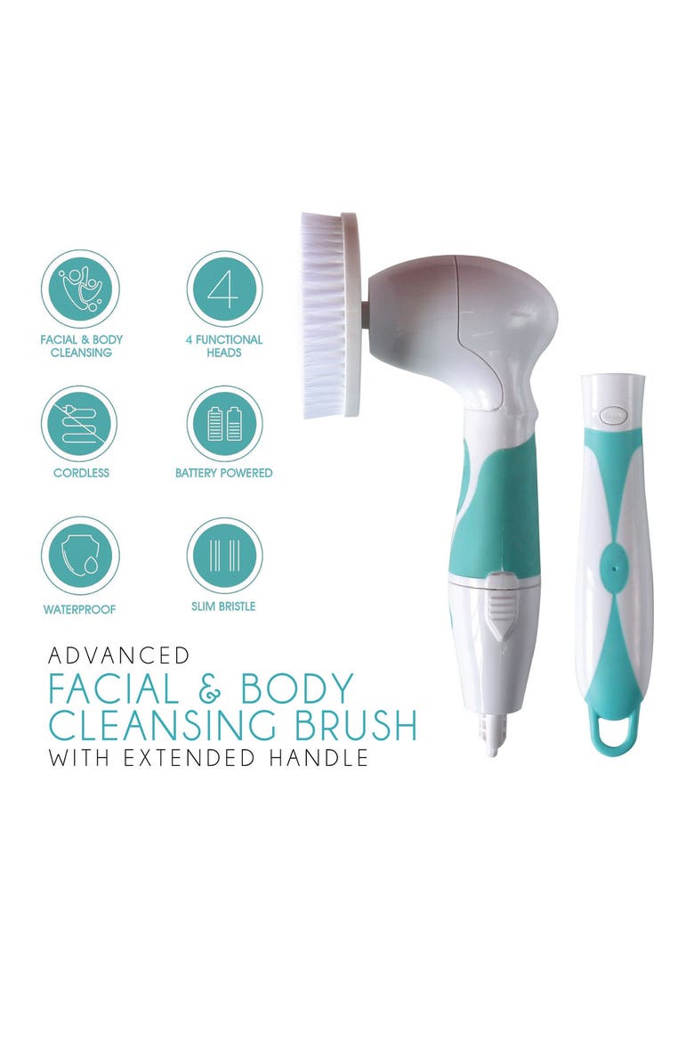 Red Light Sculptor & Facial Cleansing Brush, Alternate, color, White