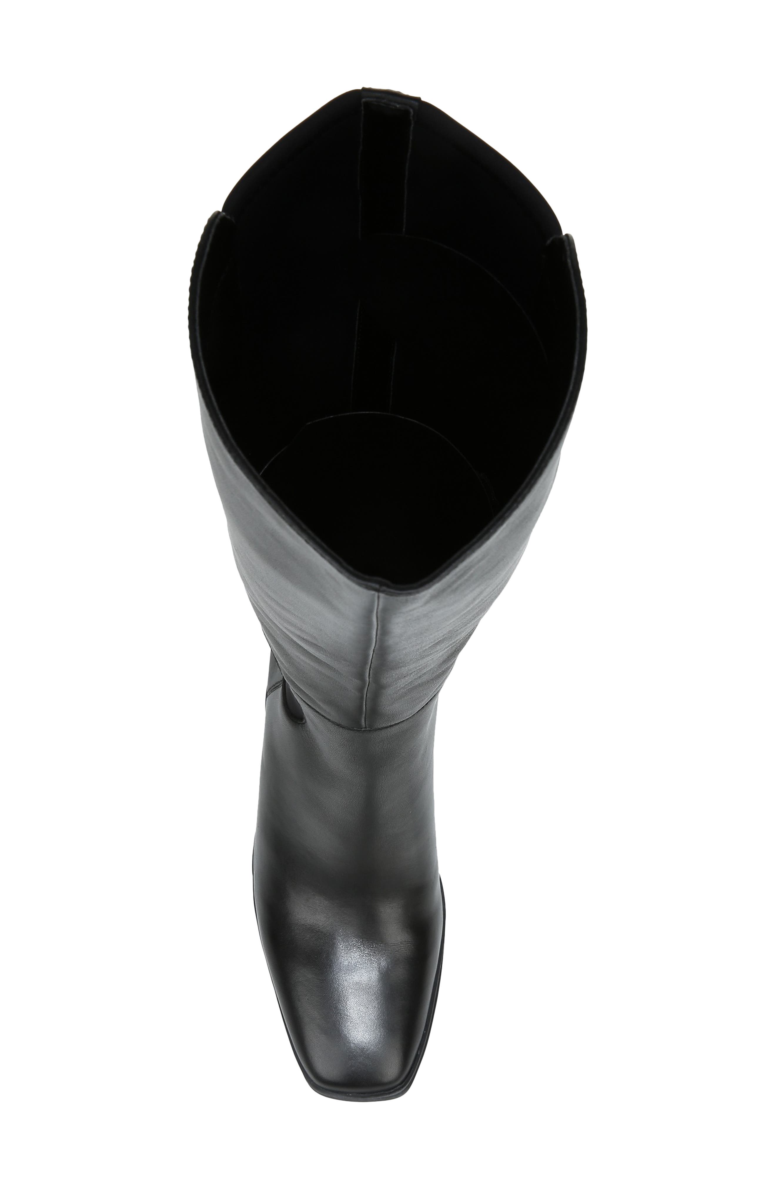 Naturalizer Axel Weatherproof Knee High Boot, Alternate, color, Black Leather