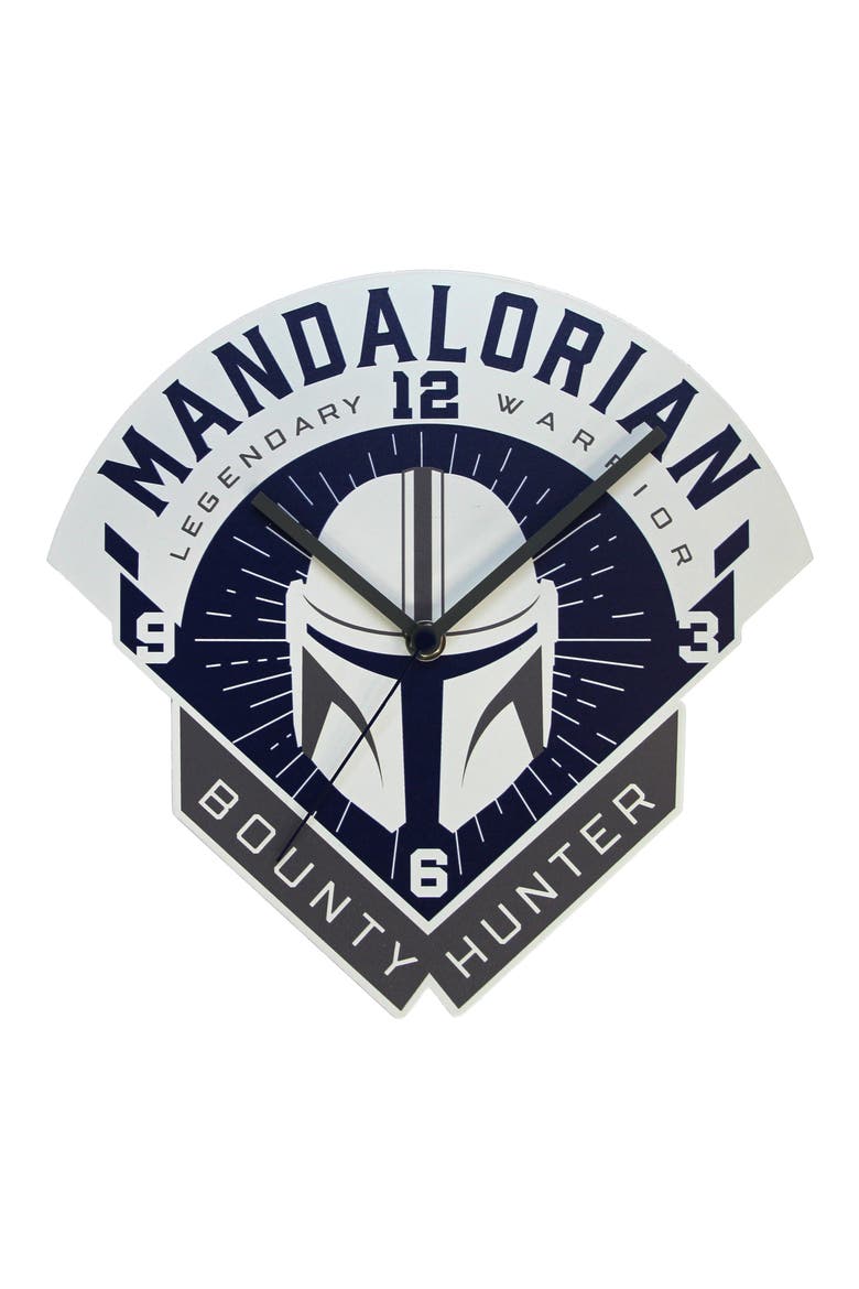 Star Wars™ The Mandalorian Wall Clock, Main, color, BLUE