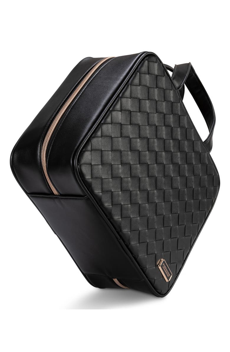 Stephanie Johnson Belize Raven Martha Large Briefcase Cosmetics Case, Alternate, color, Black