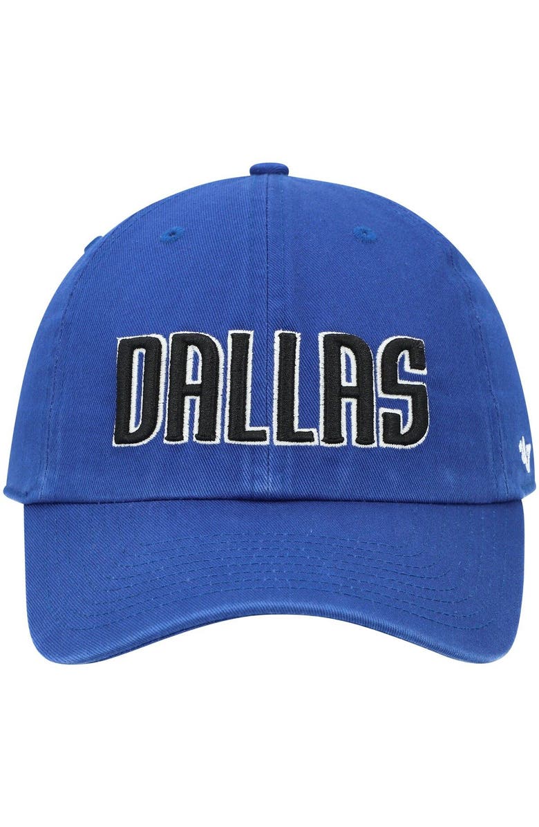 '47 Men's '47 Royal Dallas Mavericks Clean Up Wordmark Adjustable Hat, Alternate, color, Royal