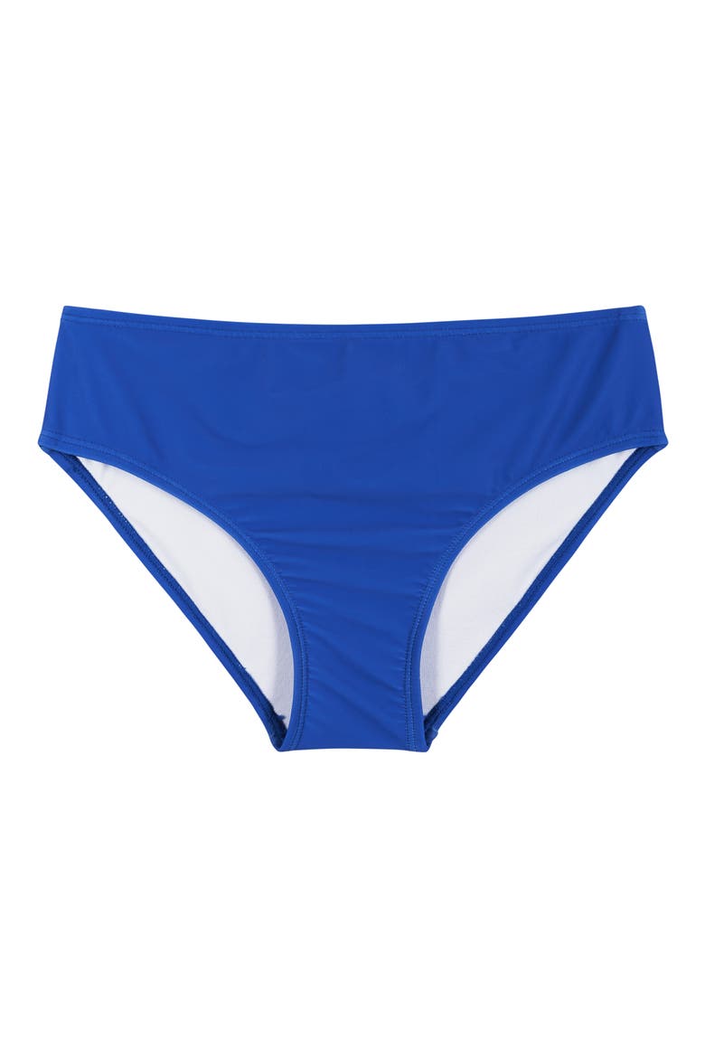 Kids' Blue Marble Long Sleeve Two-Piece Rashguard Swimsuit, Alternate, color, BEL AIR BLUE