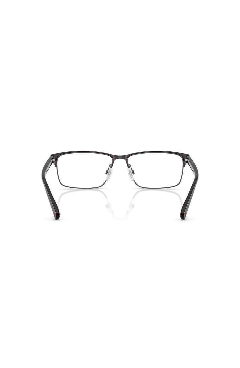 Polo Ralph Lauren 56mm Rectangle optical glasses, Alternate, color, Grey