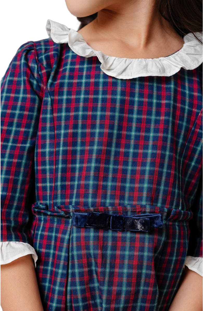 Hope & Henry Girls' Organic Ruffle Trim Party Dress, Toddler, Alternate, color, 