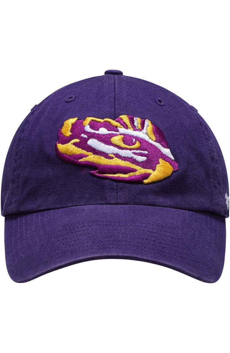 '47 Men's '47 Purple LSU Tigers Clean Up Adjustable Hat, Alternate, color, Purple
