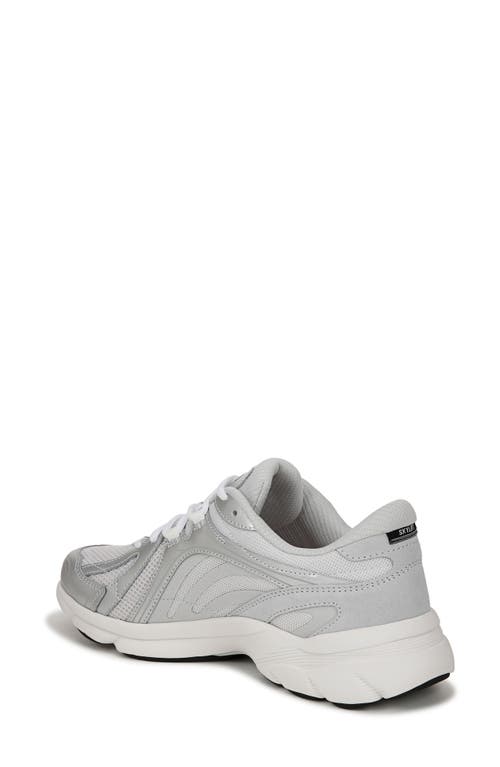 Ryka Rykä Skylift Walking Sneaker In Grey/silver