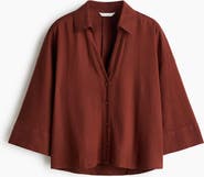 H&M Linen-blend Shirt