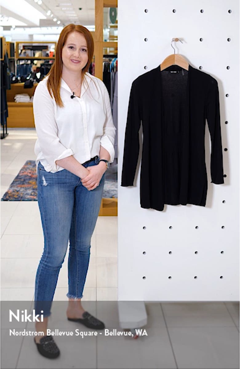 Back of Chair Long Cardigan, sales video thumbnail