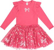 Huxbaby Sequin Bow Tulle Dress