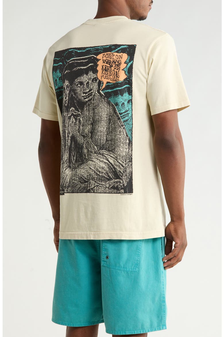 Laguna Cotton Graphic T-Shirt, Alternate, color, ECRU