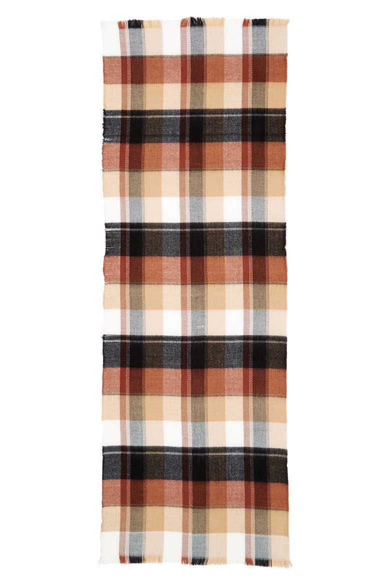 'Heritage Plaid' Scarf, Alternate, color, NAVY MULTI