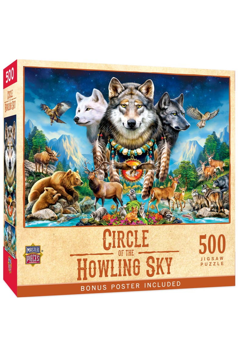 Circle of the Howling Sky 500pc Puzzle, Main, color, Multicolor