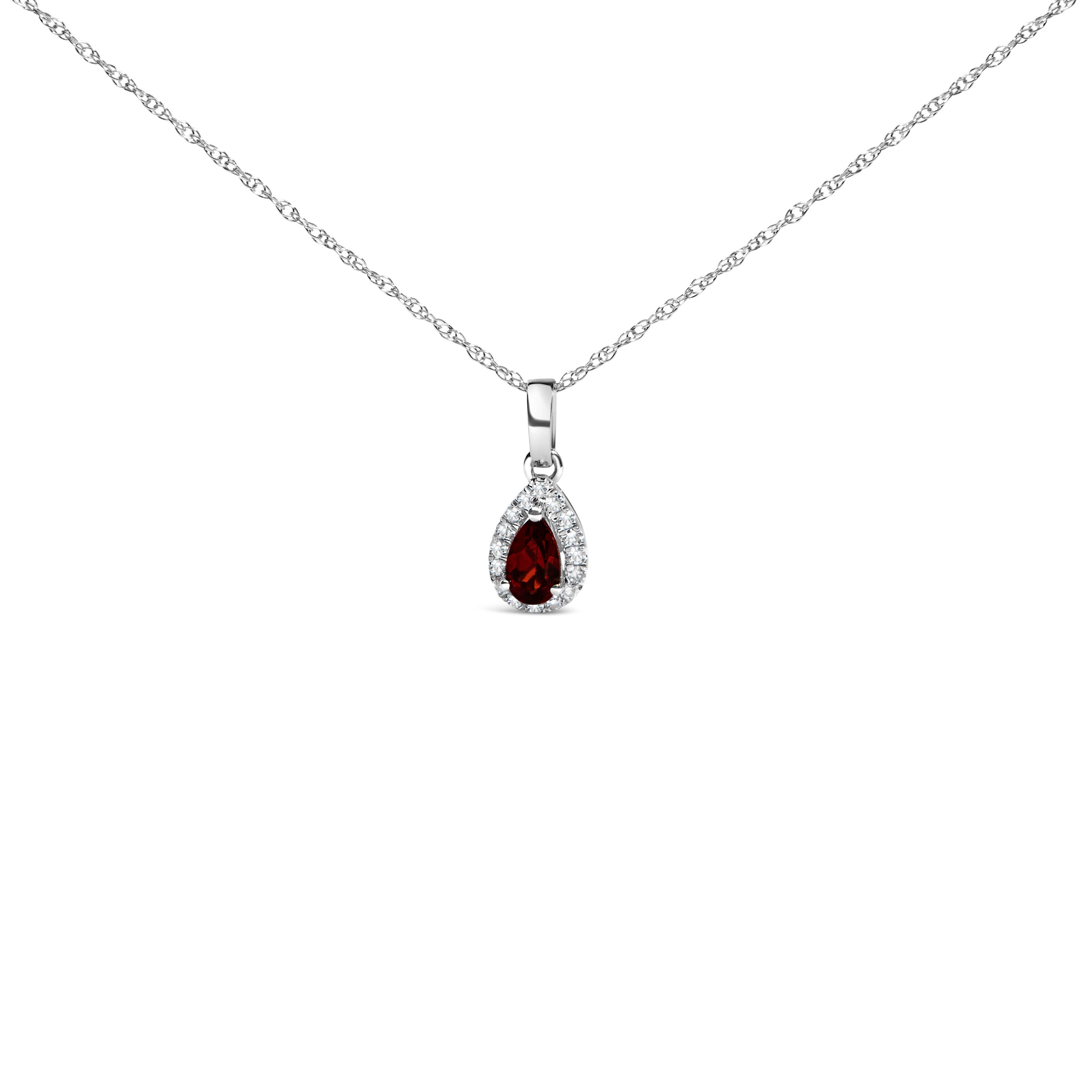 selected Red Garnet | White