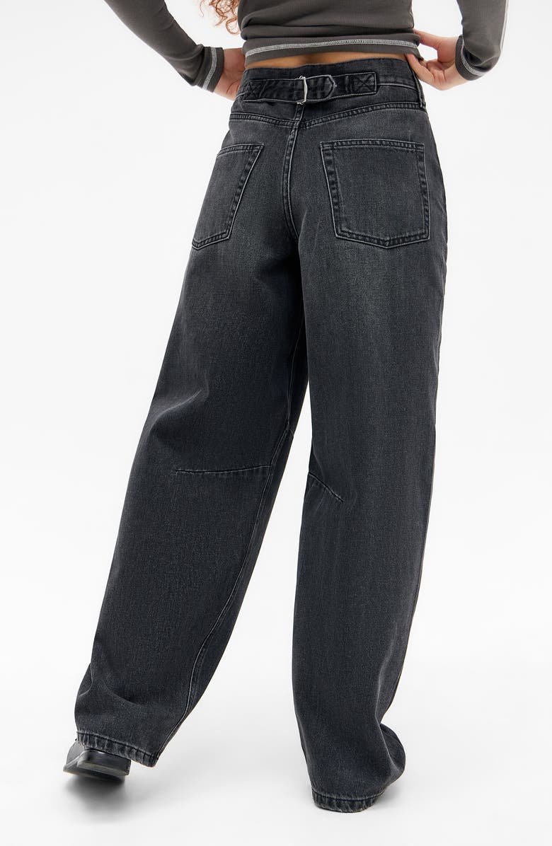 BDG Urban Outfitters Logan High Waist Baggy Wide Leg Jeans, Alternate, color, Black