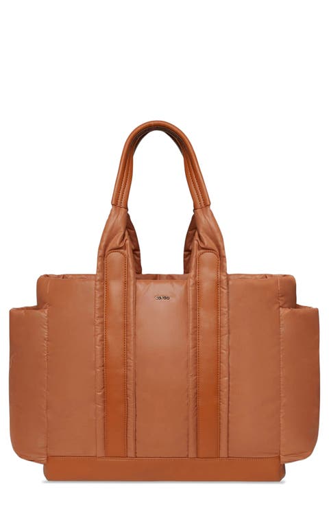 Nylon Diaper Tote - Clay