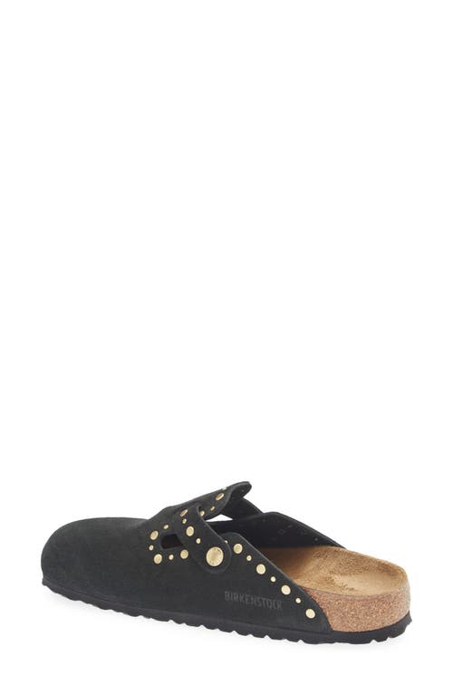 Birkenstock Boston Rivets Clog In Black