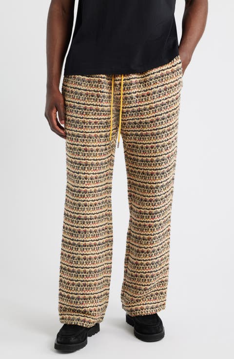 Tweed Drawstring Pants