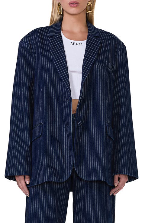 Joette Oversize Cotton Blend Blazer