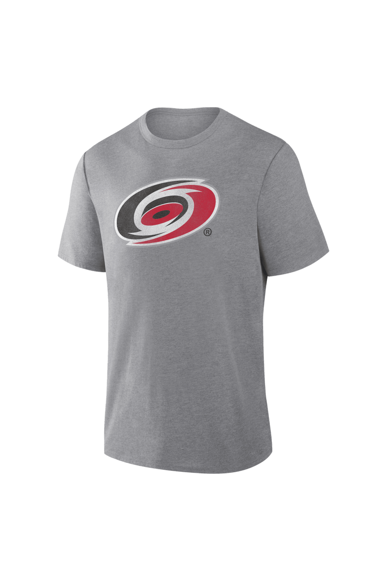 Men's Fanatics Heather Gray Carolina Hurricanes Elevated Tri-Blend T-Shirt, Alternate, color, Heather Gray