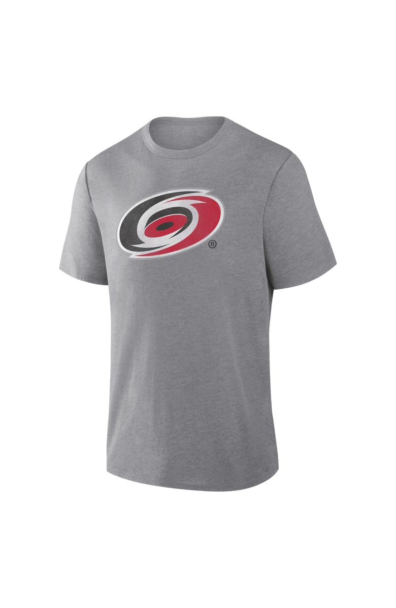 FANATICS Men's Fanatics Heather Gray Carolina Hurricanes Elevated Tri-Blend T-Shirt, Alternate, color, Heather Gray