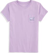 vineyard vines Kids' Back to School Doodle Whale Pocket Graphic Cotton T-Shirt