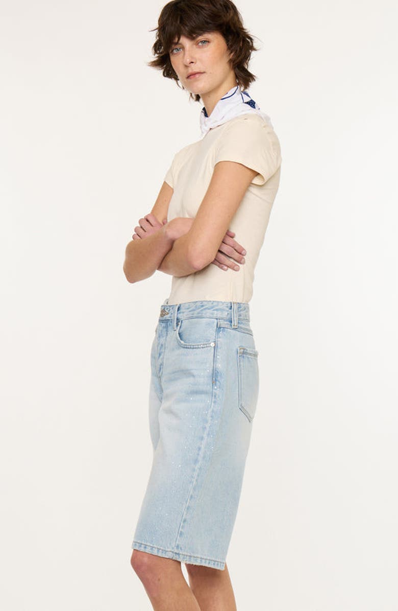 KanCan Darla Drape Low Slung Baggy Jort, Alternate, color, Medium Light