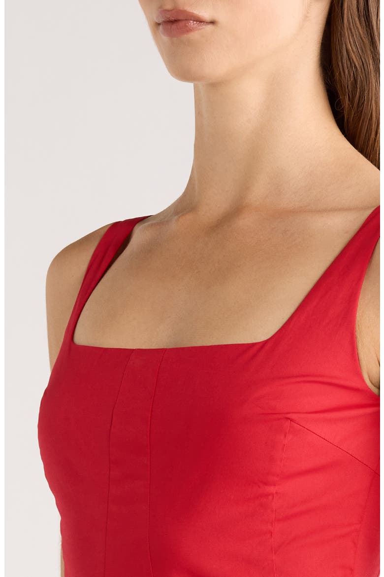 Willow A-Line Dress, Alternate, color, CHERRY