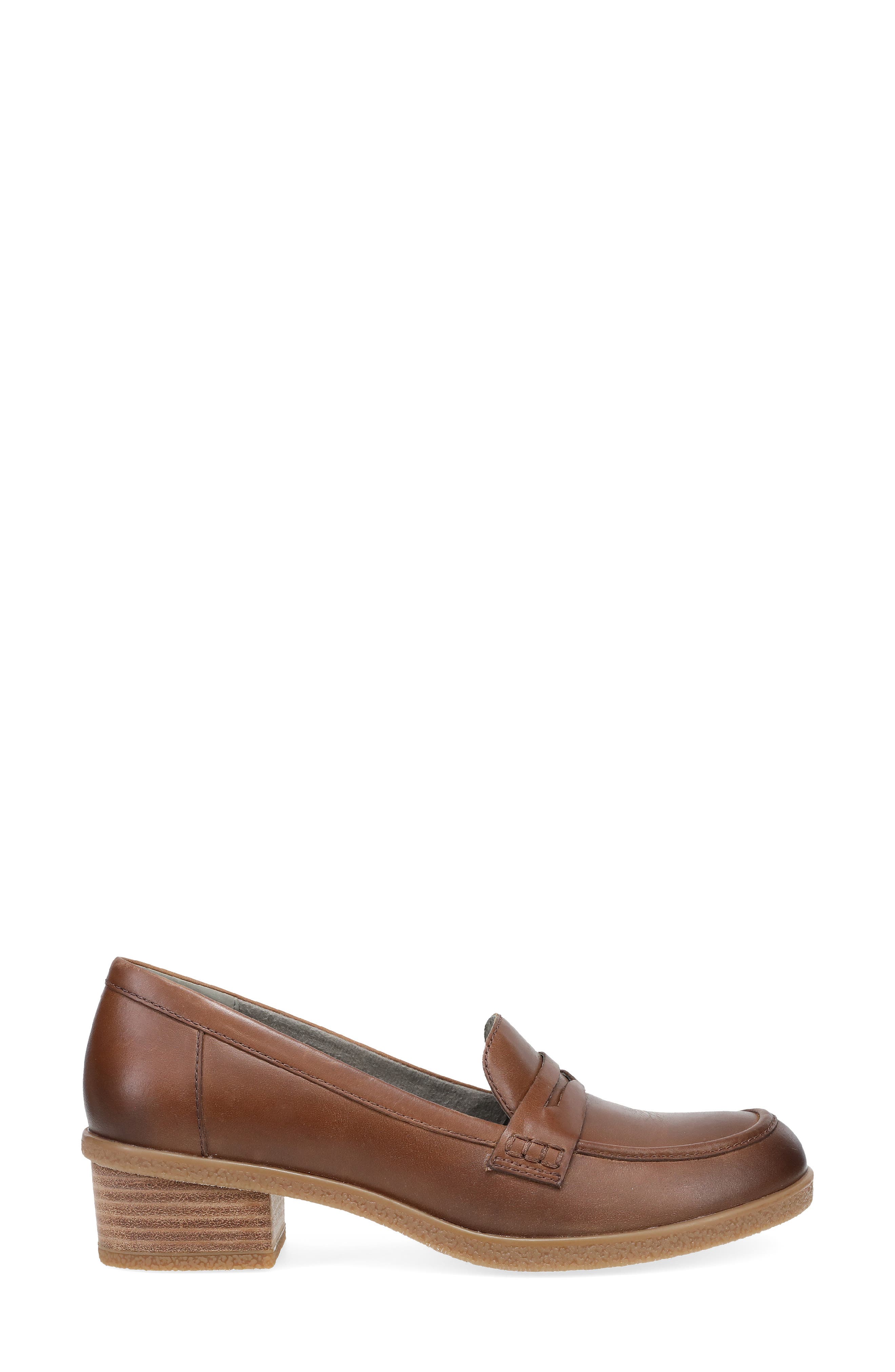 Danica Waterproof Penny Loafer Pump, Alternate, color, TAN