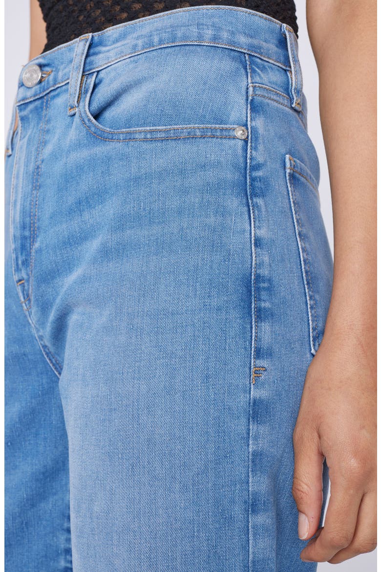 Le Jane High Waist Ankle Straight Leg Jeans, Alternate, color, DEEPWATER