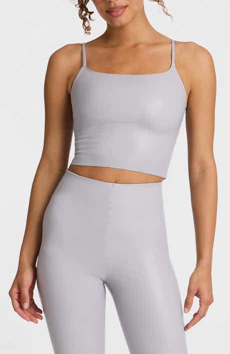 Commando Faux Leather Crop Camisole