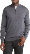 Peter Millar Crown Soft Quarter Zip Merino Wool Blend Pullover