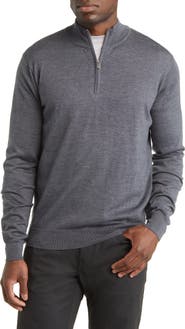 Peter Millar Crown Soft Quarter Zip Merino Wool Blend Pullover
