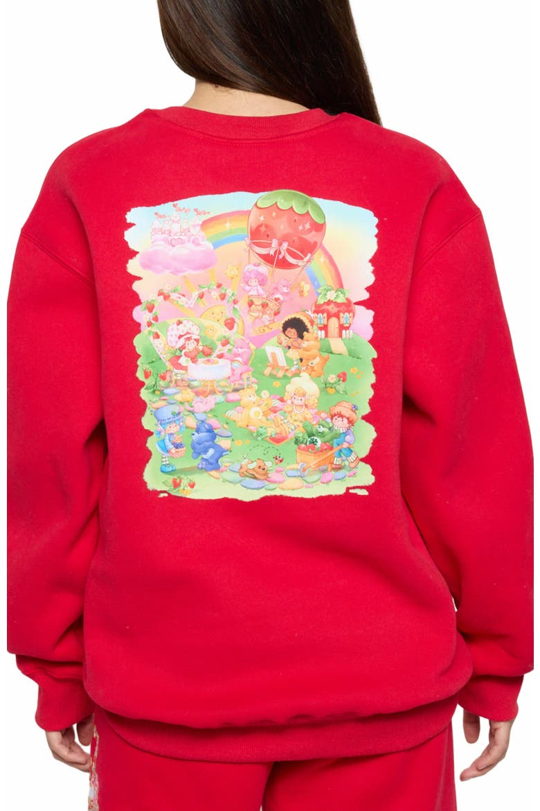 LIFE IS SWEET CREWNECK, Alternate, color, RED