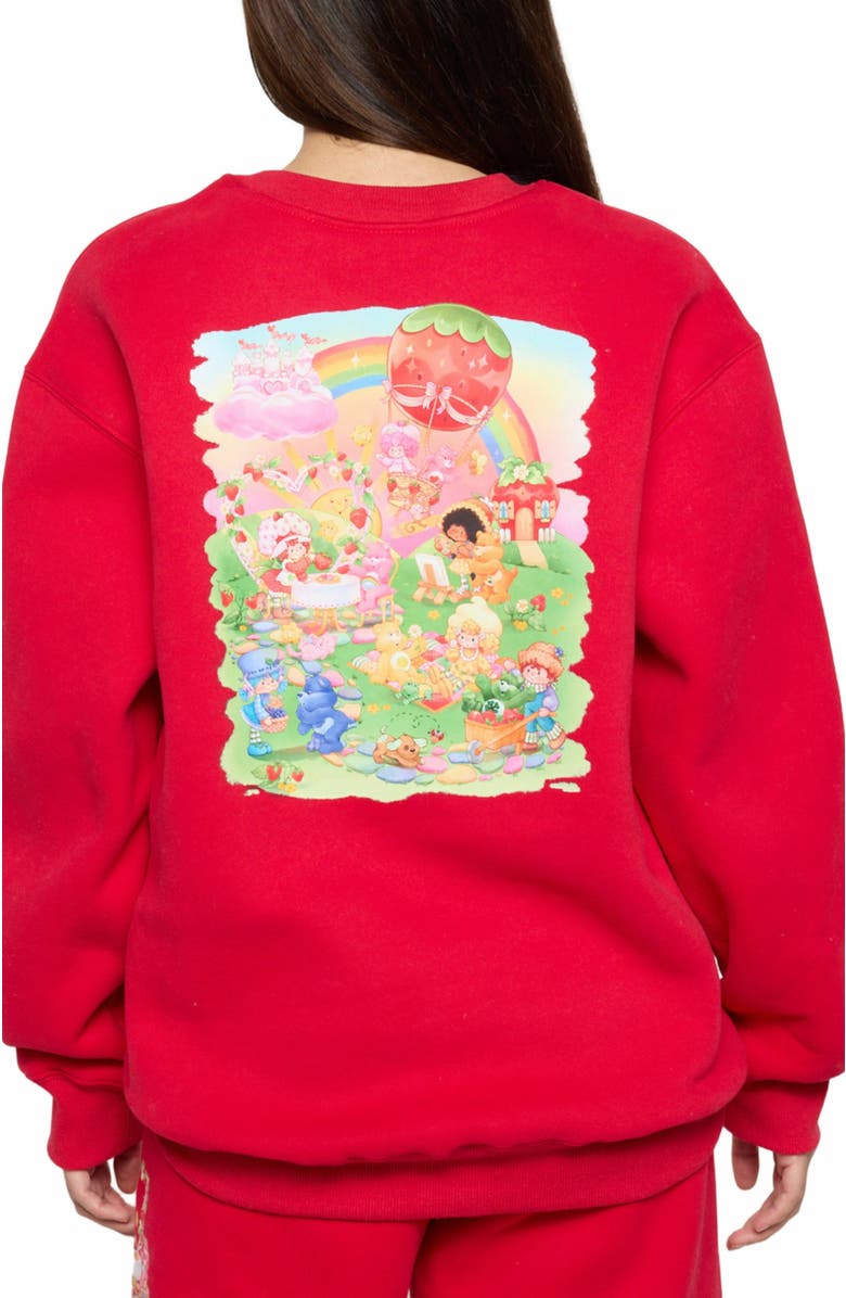 Samii Ryan LIFE IS SWEET CREWNECK, Alternate, color, Red