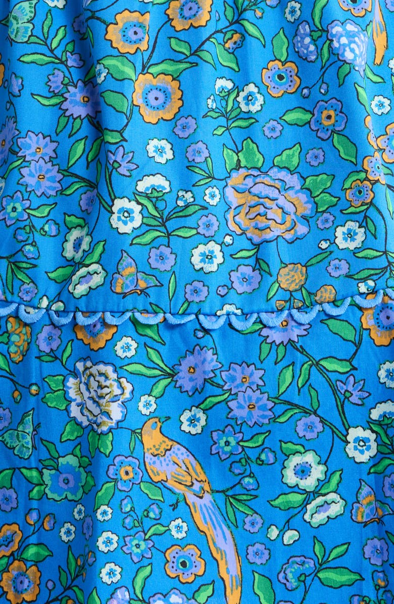 SUGARLIPS Dabria Split Neck Minidress, Alternate, color, Blue-Greens